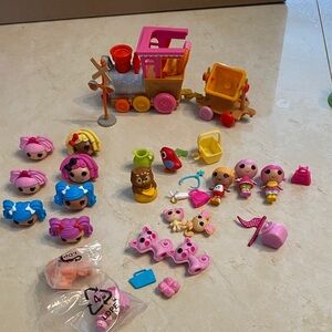 Lalaloopsy Train and Pencil Toppers etc